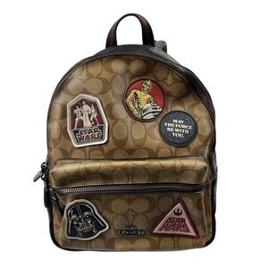 Coach Star Wars Limited Edition Collaboration Medium‎ Leather Backpack Camel